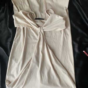 Cream maxi dress